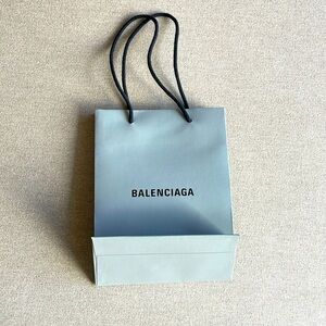 Balenciaga Grey Paper Bag
